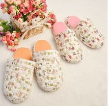 全棉花布涂鸦彩图软绒TPR棉拖鞋 价格、型号规格及花布特点解析